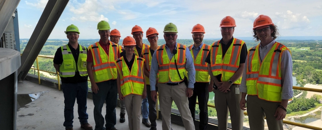 Picture of CGS staff at Union Bridge Cement Plant