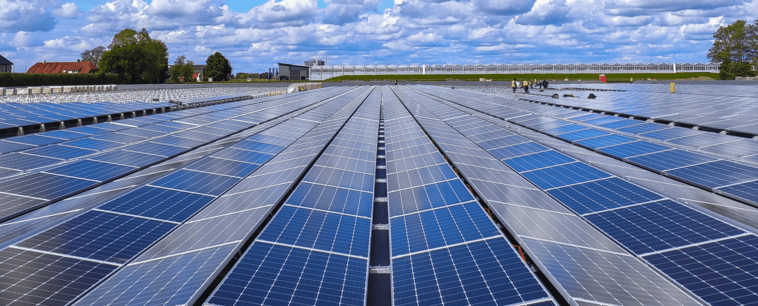 panels in a field