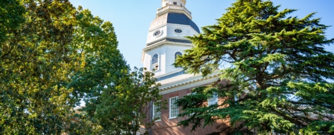 picture of the Maryland State House in Annapolis