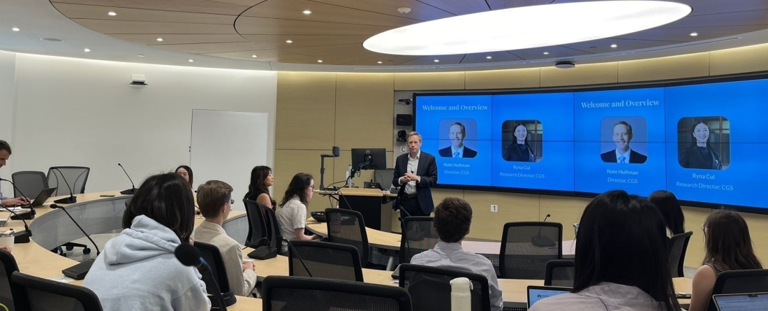 students learning inside the Schelling classroom